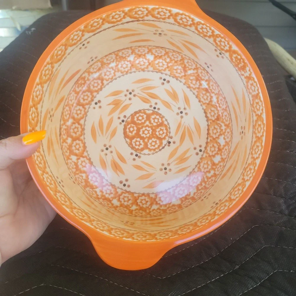 Temptations By Tara Old World Orange Spice 9 Inch Baking Dish Bowl Casserole